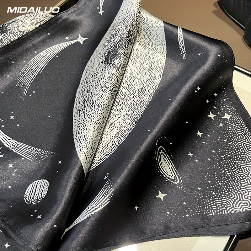 MIDAILUO 100% mulberry silk scarf 26. 77 * 26. 77 inches breathable square scarf decorative square scarf elegant accessory non stretchable suitable for outdoor decorative accessories
