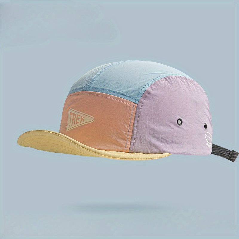 Colorful Quick-Dry Baseball Cap for Men and Women, Lightweight Breathable Summer Outdoor Sun Hat with Soft Brim
