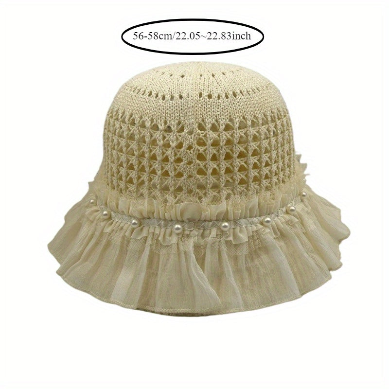 Breathable Straw Sun Hat Breathable Straw Sun Hat, Summer Seaside Full Face Shading Bucket Hat