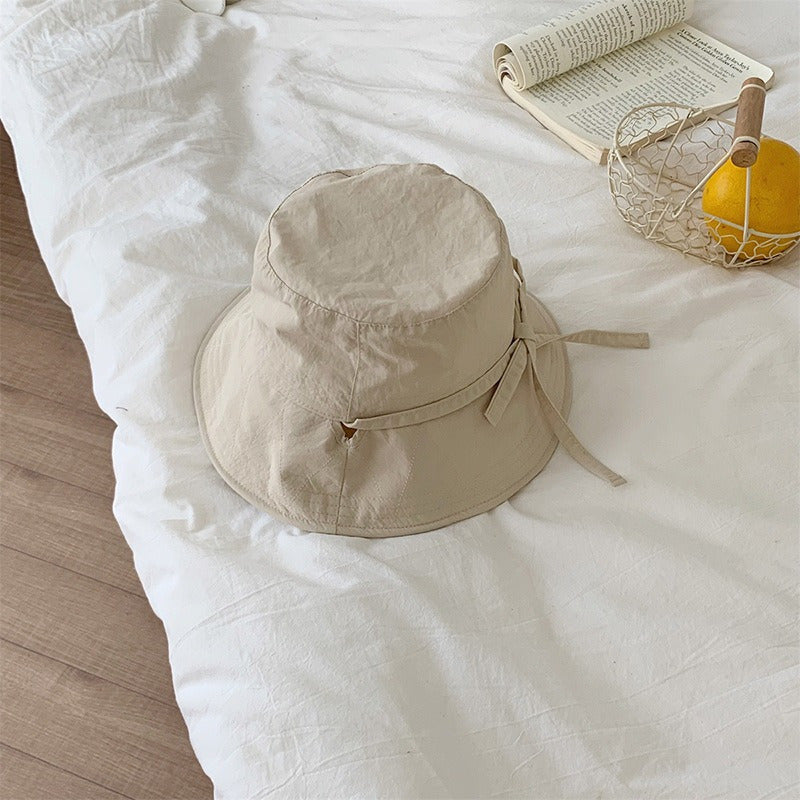 Drawstring Homemade Handmade Hat Fisherman Hat Women'S Summer Quick Drying Lightweight Hat Basin Hat