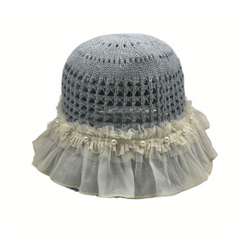 Breathable Straw Sun Hat Breathable Straw Sun Hat, Summer Seaside Full Face Shading Bucket Hat