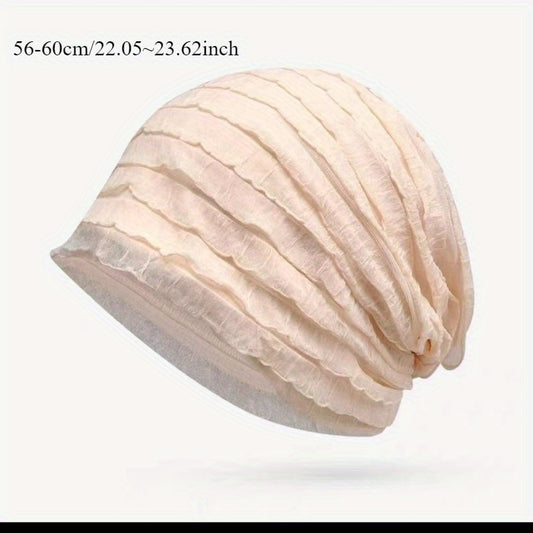 Summer Thin Mesh Pure Nightcap Women'S Bag Head Spring Autumn Elderly Women'S Hat Bald Cloth Hat