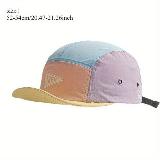 Colorful Quick-Dry Baseball Cap for Men and Women, Lightweight Breathable Summer Outdoor Sun Hat with Soft Brim