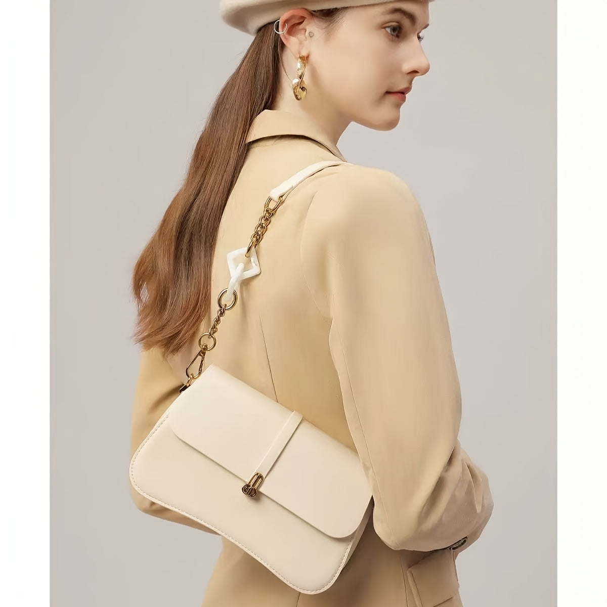 Guangzhou Women'S Bags Minority Luxury Brand Saddle Bags 2025 New Women'S Bags One Shoulder Underarm Cross-body Bags