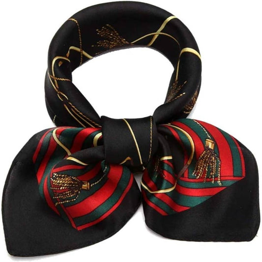 100 Mulberry Scarf 21u201D Lightweight Square Neckerchief u2013 Breathable Digital Printed Scarves with Gift Packed