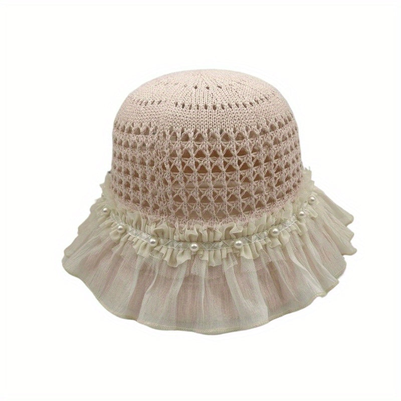 Breathable Straw Sun Hat Breathable Straw Sun Hat, Summer Seaside Full Face Shading Bucket Hat