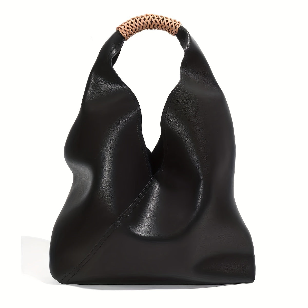 Luxury Genuine Leather Women's Tote Bag – Large Capacity, Elegant Design, Magnetic Closure, Available Blue & More Colors, Perfect for Commuting or Everyday Use
