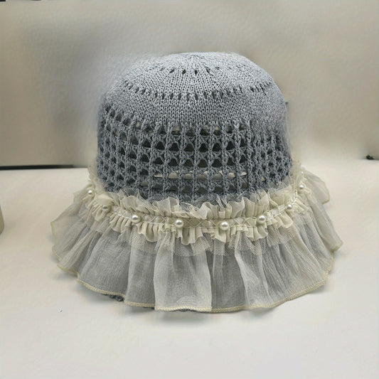 Breathable Straw Sun Hat Breathable Straw Sun Hat, Summer Seaside Full Face Shading Bucket Hat