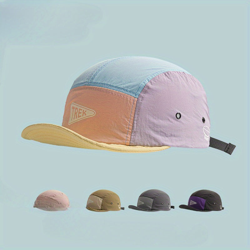 Colorful Quick-Dry Baseball Cap for Men and Women, Lightweight Breathable Summer Outdoor Sun Hat with Soft Brim