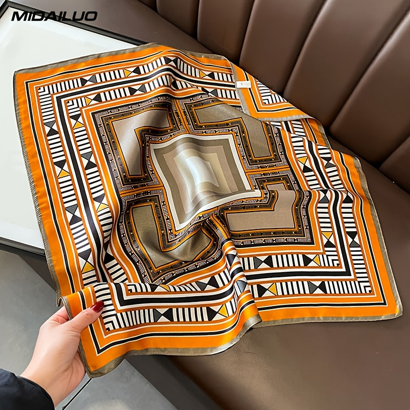 MIDAILUO 100% mulberry silk scarf 20. 87 * 20. 87 inch breathable square scarf decorative square scarf elegant accessory non stretchable suitable for outdoor decorative accessories