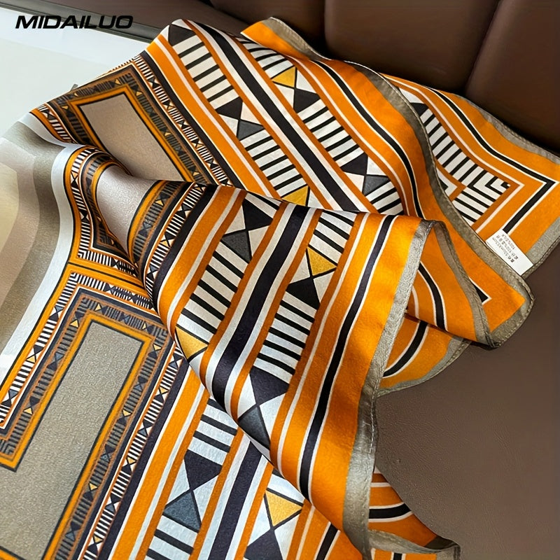 MIDAILUO 100% mulberry silk scarf 20. 87 * 20. 87 inch breathable square scarf decorative square scarf elegant accessory non stretchable suitable for outdoor decorative accessories